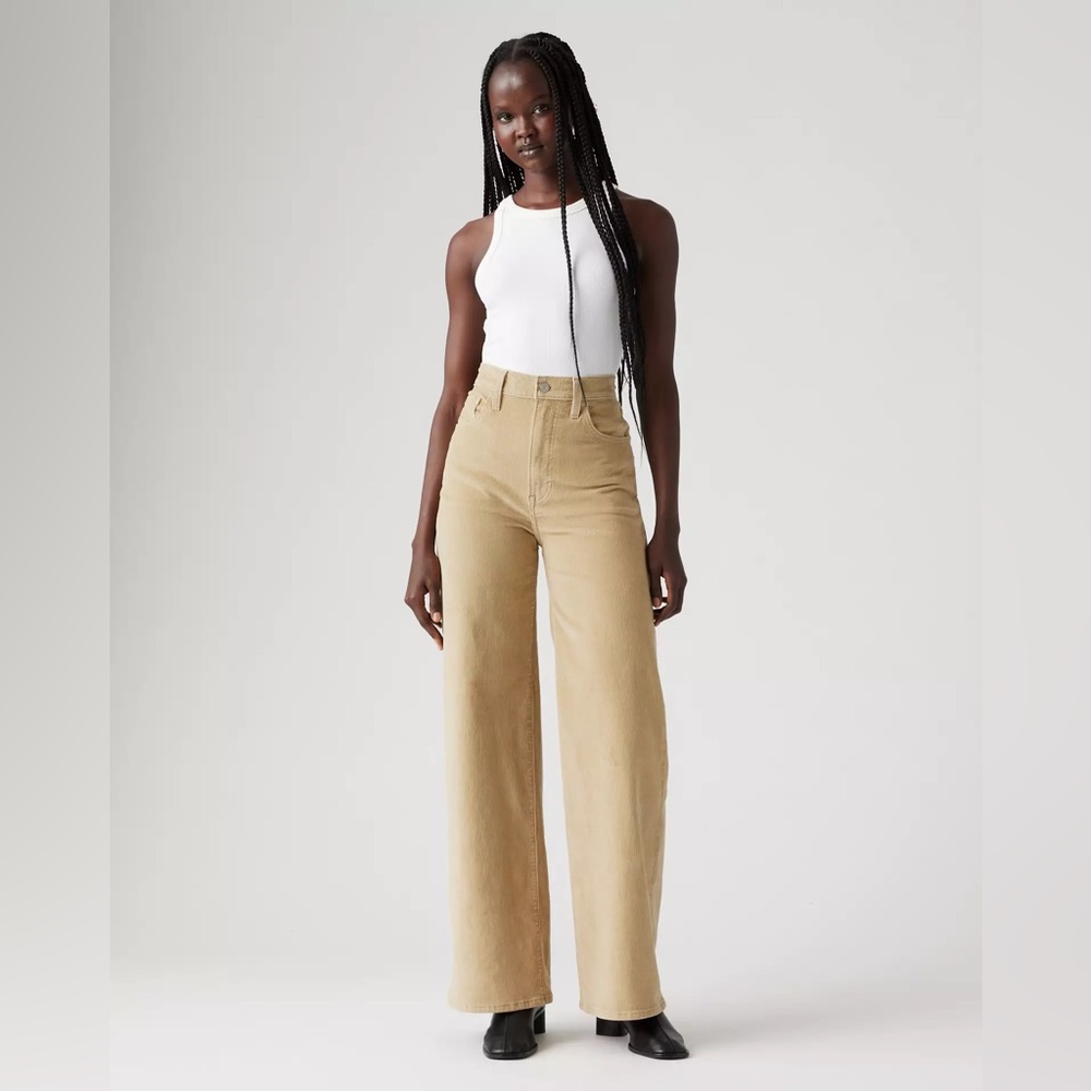 Levi’s Ribcage Wide Leg Corduroy Jeans